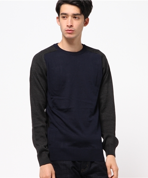 CUSTOM CULTURE（カスタムカルチャー）の「【CUSTOM CULTURE】　Italy made クルーネックセーター　ハイゲージ（ニット/セーター・メンズ・ブラック/グレー系その他/レッド系その他/ブルー系その他・2/3）」の20枚目の写真