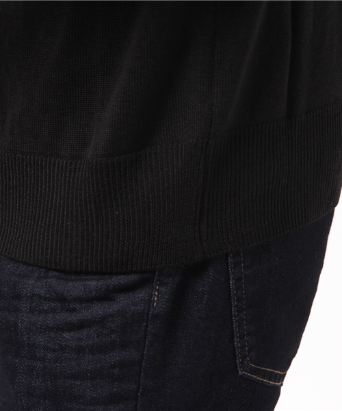 CUSTOM CULTURE（カスタムカルチャー）の「【CUSTOM CULTURE】　Italy made クルーネックセーター　ハイゲージ（ニット/セーター・メンズ・ブラック/グレー系その他/レッド系その他/ブルー系その他・2/3）」の9枚目の写真