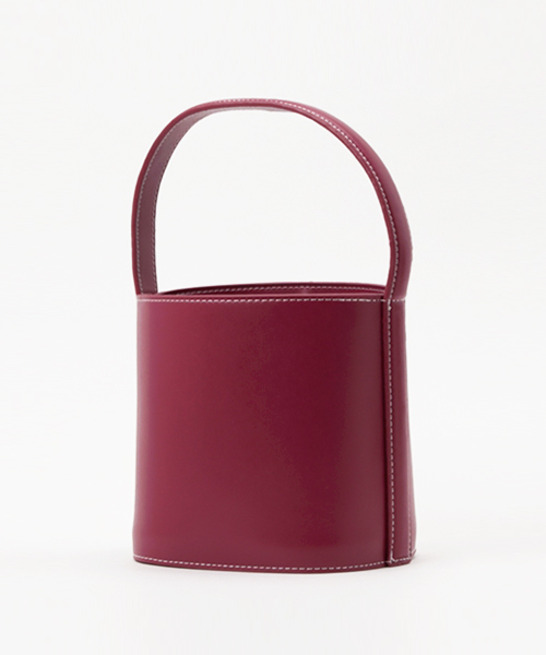 PLAIN CLOTHING（プレーンクロージング）の「ミニバケツハンドバッグ【PLAIN CLOTHING】（ショルダーバッグ・レディース・キャメル/ブラック/ワイン・FREE）」の9枚目の写真