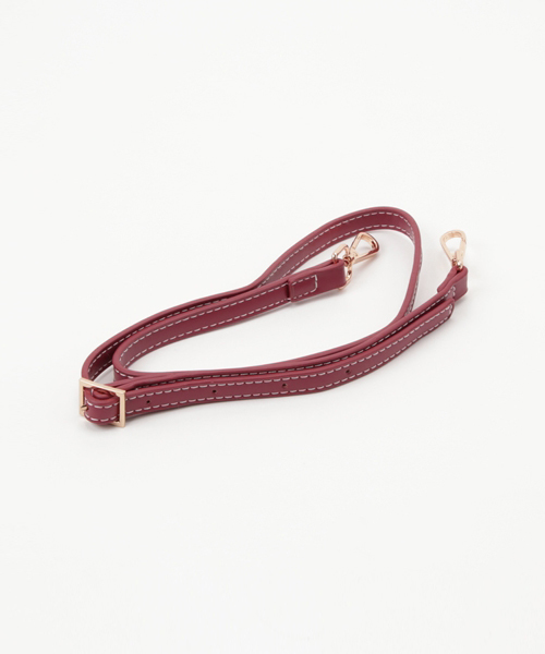 PLAIN CLOTHING（プレーンクロージング）の「ミニバケツハンドバッグ【PLAIN CLOTHING】（ショルダーバッグ・レディース・キャメル/ブラック/ワイン・FREE）」の4枚目の写真