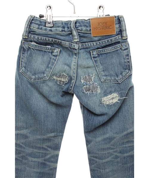 JOEY HYSTERIC(ジョーイヒステリック)の「RSR加工デニムストレートPT(デニムパンツ・キッズ・インディゴブルー・SMALL/MEDIUM)」の4枚目の写真