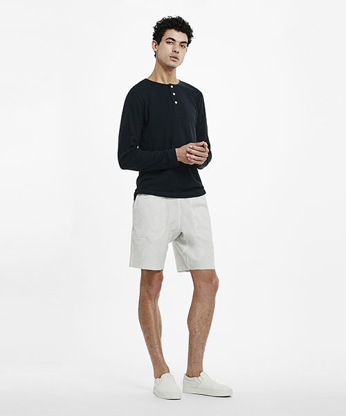 Saturdays NYC(サタデーズ ニューヨークシティ )の「Austin Sweat Shorts(その他パンツ・メンズ・グレー/オリーブ/ブルー系その他・X-SMALL/M/L/S)」の7枚目の写真