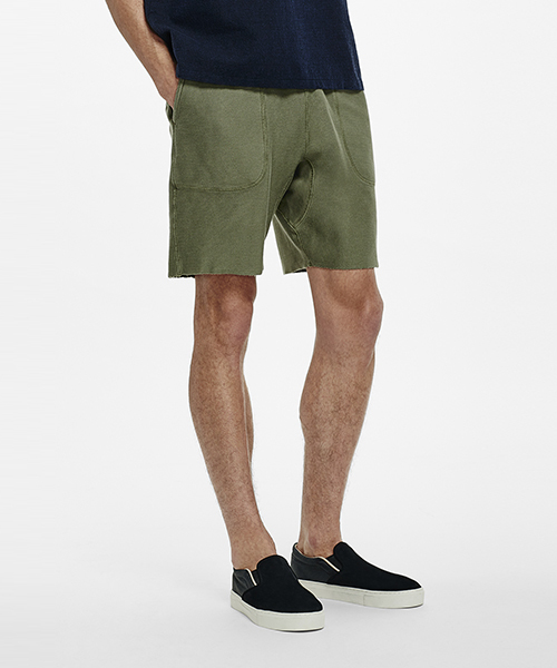 Saturdays NYC(サタデーズ ニューヨークシティ )の「Austin Sweat Shorts(その他パンツ・メンズ・グレー/オリーブ/ブルー系その他・X-SMALL/M/L/S)」の5枚目の写真