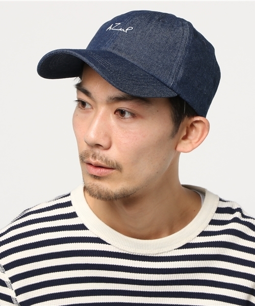 AZUL by moussy（アズールバイマウジー）の「AZUL刺繍デニムCAP