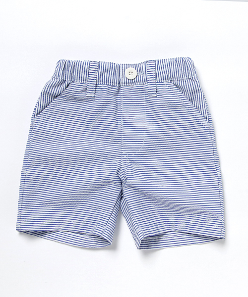 SHIPS(シップス)の「SHIPS KIDS:サッカー クールマックス ショーツ(80~90cm)(その他パンツ・キッズ・オフホワイト/ネイビー・90/80)」の2枚目の写真