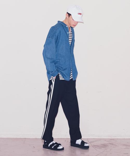 MONKEY TIME(モンキータイム)の「<monkey time> DENIM DROPPED SHOULDER SHIRT/シャツ(シャツ/ブラウス・メンズ・ターコイズブルー・SMALL/LARGE/X-LARGE/MEDIUM)」の5枚目の写真