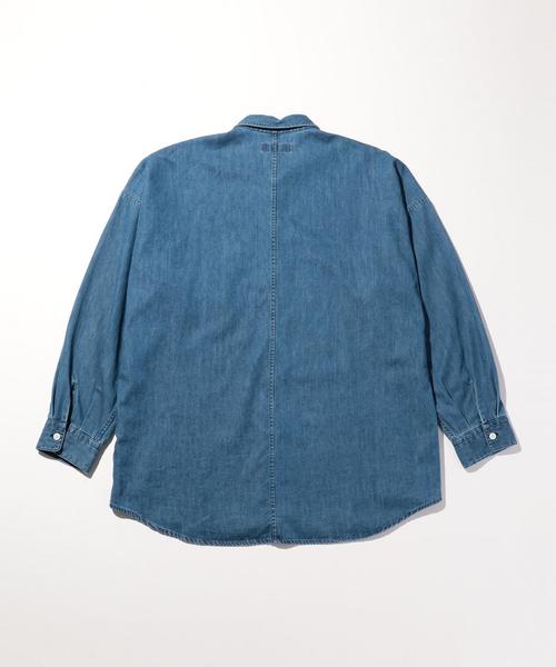 MONKEY TIME(モンキータイム)の「<monkey time> DENIM DROPPED SHOULDER SHIRT/シャツ(シャツ/ブラウス・メンズ・ターコイズブルー・SMALL/LARGE/X-LARGE/MEDIUM)」の11枚目の写真