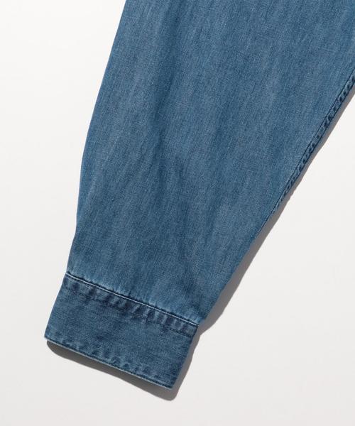 MONKEY TIME(モンキータイム)の「<monkey time> DENIM DROPPED SHOULDER SHIRT/シャツ(シャツ/ブラウス・メンズ・ターコイズブルー・SMALL/LARGE/X-LARGE/MEDIUM)」の7枚目の写真