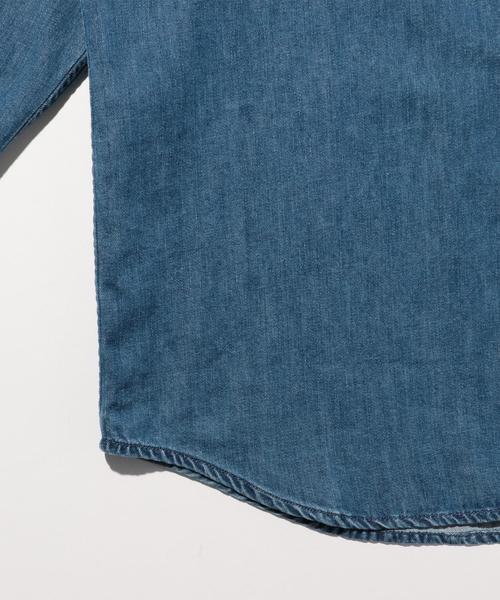 MONKEY TIME(モンキータイム)の「<monkey time> DENIM DROPPED SHOULDER SHIRT/シャツ(シャツ/ブラウス・メンズ・ターコイズブルー・SMALL/LARGE/X-LARGE/MEDIUM)」の8枚目の写真