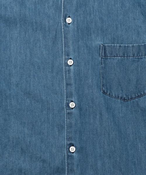 MONKEY TIME(モンキータイム)の「<monkey time> DENIM DROPPED SHOULDER SHIRT/シャツ(シャツ/ブラウス・メンズ・ターコイズブルー・SMALL/LARGE/X-LARGE/MEDIUM)」の9枚目の写真