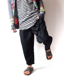 シャンブレー デニムパンツ クロップドパンツ スラックス シェフパンツ 9分丈 7分丈 夏 メンズ
