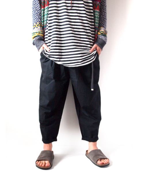 BEATJIVE(ビートジャイブ)の「シャンブレー デニムパンツ クロップドパンツ スラックス シェフパンツ 9分丈 7分丈 夏 メンズ(デニムパンツ・メンズ・ブラック/インディゴブルー/サックスブルー/ライトブラック・2/3)」の7枚目の写真