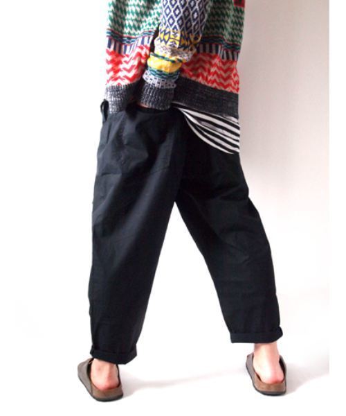 BEATJIVE(ビートジャイブ)の「シャンブレー デニムパンツ クロップドパンツ スラックス シェフパンツ 9分丈 7分丈 夏 メンズ(デニムパンツ・メンズ・ブラック/インディゴブルー/サックスブルー/ライトブラック・2/3)」の11枚目の写真