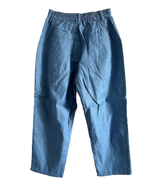 BEATJIVE(ビートジャイブ)の「シャンブレー デニムパンツ クロップドパンツ スラックス シェフパンツ 9分丈 7分丈 夏 メンズ(デニムパンツ・メンズ・ブラック/インディゴブルー/サックスブルー/ライトブラック・2/3)」の20枚目の写真