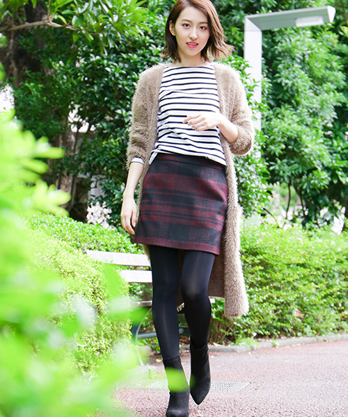 N.（N. Natural Beauty Basic）（エヌエヌナチュラルビューティーベーシック）の「◆フェザーヤーンロングカーディガン（カーディガン/ボレロ・レディース・ピンク/ベージュ/グレー・MEDIUM）」の18枚目の写真