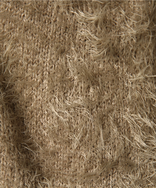 N.（N. Natural Beauty Basic）（エヌエヌナチュラルビューティーベーシック）の「◆フェザーヤーンロングカーディガン（カーディガン/ボレロ・レディース・ピンク/ベージュ/グレー・MEDIUM）」の20枚目の写真