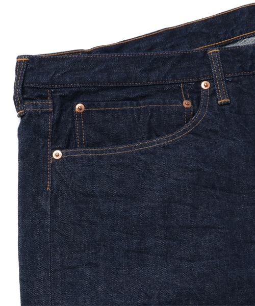 Denime(ドゥニーム)の「【MadeInJapan】66type-OneWash-ExtraSIZE2/52~60inch(デニムパンツ・メンズ・インディゴブルー・LARGE/MEDIUM/SMALL/X-LARGE/X-SMALL)」の4枚目の写真