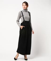 KOBE LETTUCE | あったかフェイクウール×ゆるシルエが大人可愛い！フェイクウールサロペットオールインワン/レディース[E1760]神戸レタス(つなぎ/オールインワン)