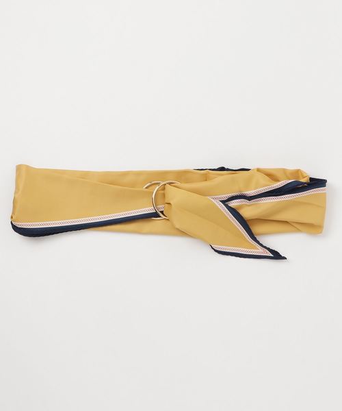 Andemiu（アンデミュウ）の「マルチＷＡＹスカーフベルト784062（ベルト・レディース・マスタード/ボルドー・FREE）」の5枚目の写真