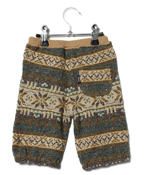 SHIPS KIDS（シップスキッズ）の「SHIPS KIDS:ジャカード 6分丈 パンツ②（その他パンツ・キッズ・ブラウン/ブルー・90/80）」の3枚目の写真