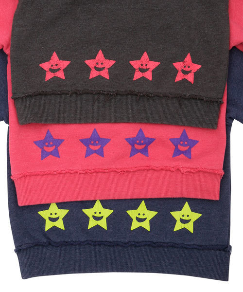 X-girl Stages（エックスガールステージス）の「“VINTAGE LIKE” SWEAT HOODIE (12M～3T)（パーカー・キッズ・チャコールグレー/レッド/ネイビー・12M/2T/3T）」の7枚目の写真