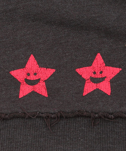 X-girl Stages（エックスガールステージス）の「“VINTAGE LIKE” SWEAT HOODIE (12M～3T)（パーカー・キッズ・チャコールグレー/レッド/ネイビー・12M/2T/3T）」の8枚目の写真