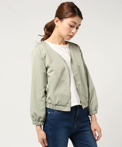 JILL by JILL STUART(ジルバイジルスチュアート)の「スウィートミリタリーブルゾン(ブルゾン・レディース・ピンク/カーキ・SMALL/MEDIUM)」の6枚目の写真