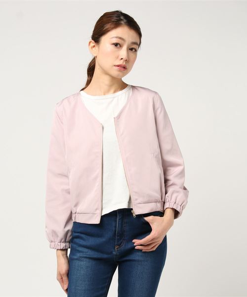 JILL by JILL STUART(ジルバイジルスチュアート)の「スウィートミリタリーブルゾン(ブルゾン・レディース・ピンク/カーキ・SMALL/MEDIUM)」の7枚目の写真