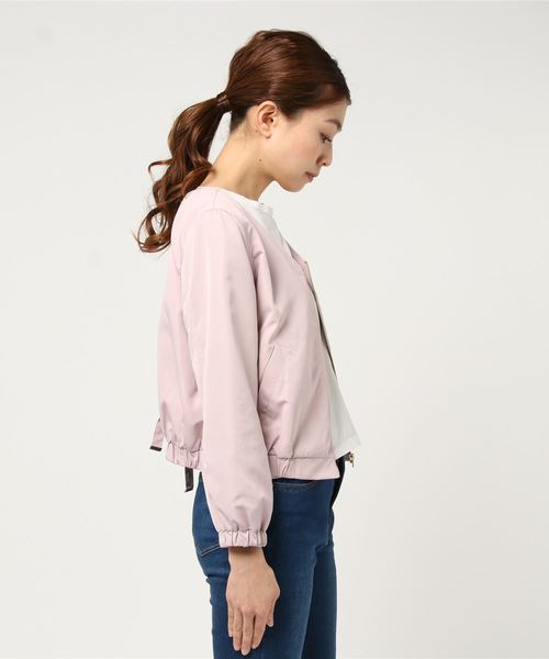 JILL by JILL STUART(ジルバイジルスチュアート)の「スウィートミリタリーブルゾン(ブルゾン・レディース・ピンク/カーキ・SMALL/MEDIUM)」の3枚目の写真