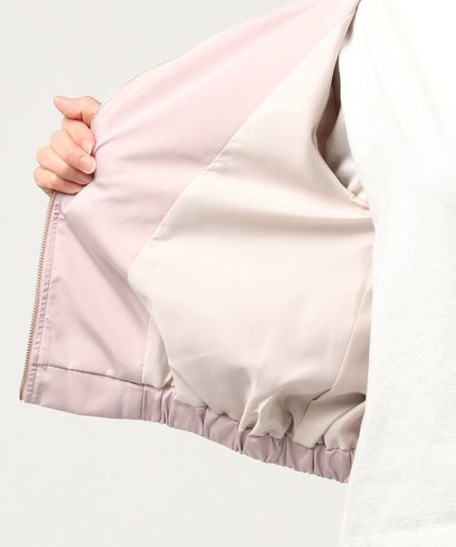 JILL by JILL STUART(ジルバイジルスチュアート)の「スウィートミリタリーブルゾン(ブルゾン・レディース・ピンク/カーキ・SMALL/MEDIUM)」の5枚目の写真