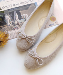 AmiAmi | 《秋冬の新色追加！》セミスクエアトゥフラットリボンバレエシューズ(バレエシューズ)