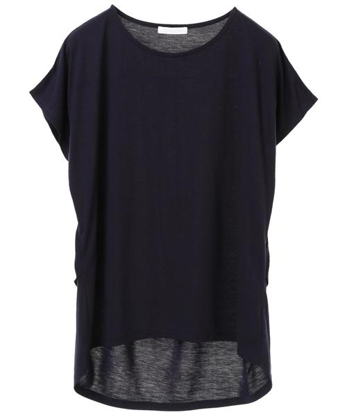 AMERICAN HOLIC（アメリカンホリック）の「・バックVネックチュニック（Tシャツ/カットソー・レディース・オフホワイト/サックスブルー/ネイビー/グレー系その他・FREE）」の11枚目の写真