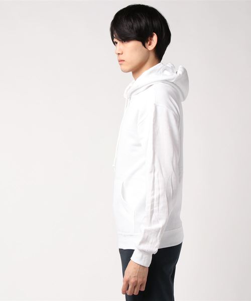 INASTUDIOS ZOO(イーナストゥディオスズー)の「「INASTUDIOS SELECT」プルパーカ(パーカー・メンズ・ホワイト/ブラック/杢グレー/ネイビー/サックスブルー/サンドベージュ/オリーブ/オレンジ/パープル・SMALL/MEDIUM/LARGE/X-LARGE)」の10枚目の写真