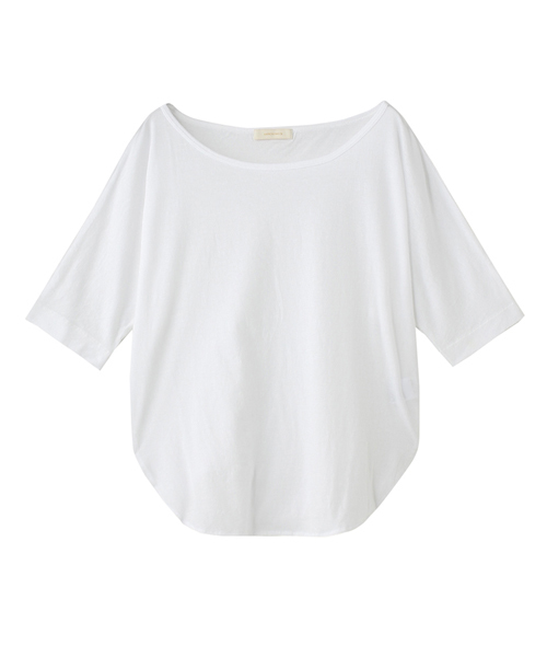 AMERICAN RAG CIE（アメリカンラグシー）の「ｺｯﾄﾝｿﾌﾄ天竺P/O/L132-CT032（Tシャツ/カットソー・レディース・ホワイト/トップグレー/ライトブルー・ONE SIZE）」の2枚目の写真