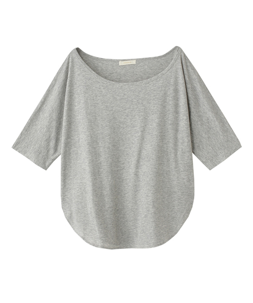 AMERICAN RAG CIE（アメリカンラグシー）の「ｺｯﾄﾝｿﾌﾄ天竺P/O/L132-CT032（Tシャツ/カットソー・レディース・ホワイト/トップグレー/ライトブルー・ONE SIZE）」の3枚目の写真