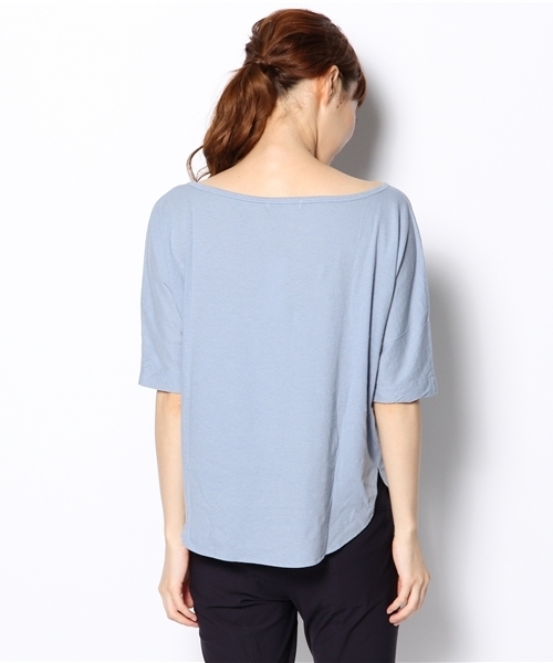 AMERICAN RAG CIE（アメリカンラグシー）の「ｺｯﾄﾝｿﾌﾄ天竺P/O/L132-CT032（Tシャツ/カットソー・レディース・ホワイト/トップグレー/ライトブルー・ONE SIZE）」の6枚目の写真