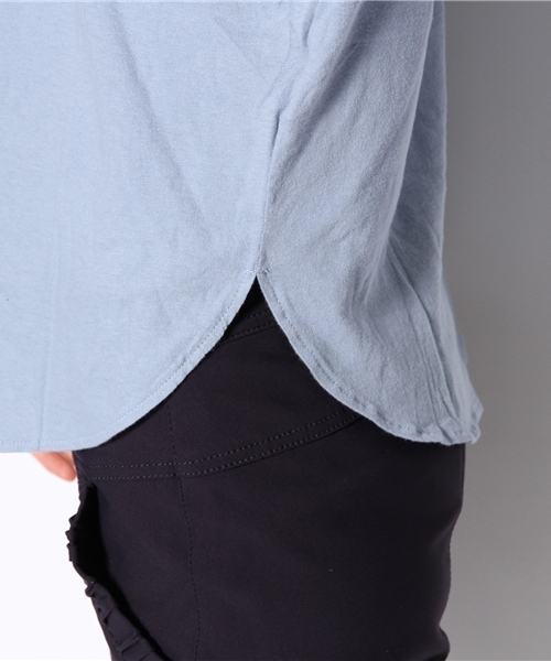 AMERICAN RAG CIE（アメリカンラグシー）の「ｺｯﾄﾝｿﾌﾄ天竺P/O/L132-CT032（Tシャツ/カットソー・レディース・ホワイト/トップグレー/ライトブルー・ONE SIZE）」の9枚目の写真