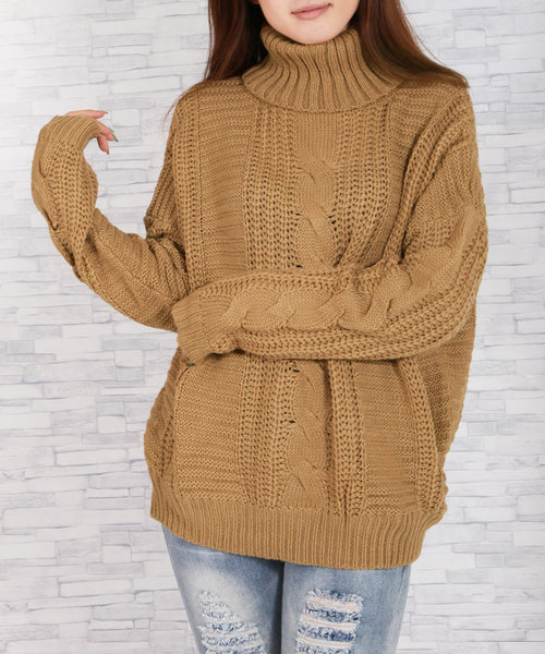 Julia Boutique(ジュリアブティック)の「ケーブル編みローゲージニットチュニック/15332(ニット/セーター・レディース・ホワイト系その他/グレー系その他/ブラウン系その他/ベージュ系その他/グリーン系その他/ブルー系その他/パープル系その他/イエロー系その他/ピンク系その他/ホワイト系その他2/ホワイト系その他3/ブラック系その他3/グレー系その他2/グレー系その他3/ブラウン系その他2/ブラウン系その他3/ベージュ系その他2/グリーン系その他2/グリーン系その他3/ブルー系その他2/ブルー系その他3/ブルー系その他4/ブルー系その他5/ブルー系その他6/パープル系その他2/パープル系その他3/イエロー系その他2/ピンク系その他2/ピンク系その他3/ピンク系その他4/ピンク系その他5/ブラック系その他/レッド系その他/ブラック系その他2/ベージュ系その他3/レッド系その他2/レッド系その他3/ブラウン系その他4/ブラウン系その他5/ブラウン系その他6/その他/その他2/その他1/その他4/その他3/その他5/パープル系その他4/パープル系その他5/パープル系その他6/レッド系その他4/レッド系その他5/レッド系その他6・ONE)」の13枚目の写真