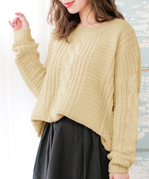 Julia Boutique(ジュリアブティック)の「ケーブル編みローゲージニットチュニック/15332(ニット/セーター・レディース・ホワイト系その他/グレー系その他/ブラウン系その他/ベージュ系その他/グリーン系その他/ブルー系その他/パープル系その他/イエロー系その他/ピンク系その他/ホワイト系その他2/ホワイト系その他3/ブラック系その他3/グレー系その他2/グレー系その他3/ブラウン系その他2/ブラウン系その他3/ベージュ系その他2/グリーン系その他2/グリーン系その他3/ブルー系その他2/ブルー系その他3/ブルー系その他4/ブルー系その他5/ブルー系その他6/パープル系その他2/パープル系その他3/イエロー系その他2/ピンク系その他2/ピンク系その他3/ピンク系その他4/ピンク系その他5/ブラック系その他/レッド系その他/ブラック系その他2/ベージュ系その他3/レッド系その他2/レッド系その他3/ブラウン系その他4/ブラウン系その他5/ブラウン系その他6/その他/その他2/その他1/その他4/その他3/その他5/パープル系その他4/パープル系その他5/パープル系その他6/レッド系その他4/レッド系その他5/レッド系その他6・ONE)」の17枚目の写真