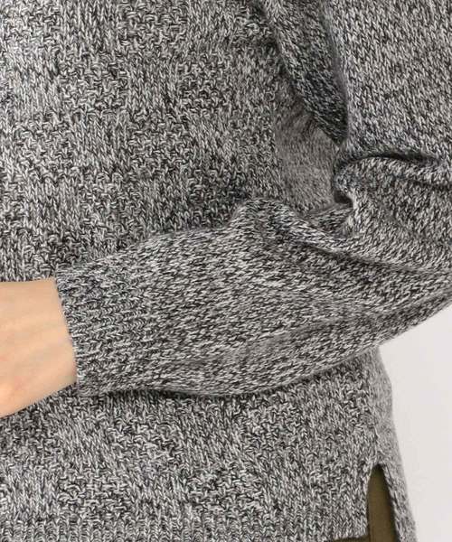 Petit Honfleur（プチオンフルール）の「ミックス編みニットプルオーバー（ニット/セーター・レディース・パープル/グレー/アイボリー・M size/L size）」の13枚目の写真