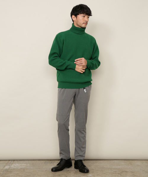 ADAM ET ROPE'（アダムエロペ）の「LANEROSSI 畦タートルネックニットプルオーバー（ニット/セーター・メンズ・ネイビー/サックスブルー/オレンジ/グリーン/ホワイト系その他2・M/L）」の19枚目の写真