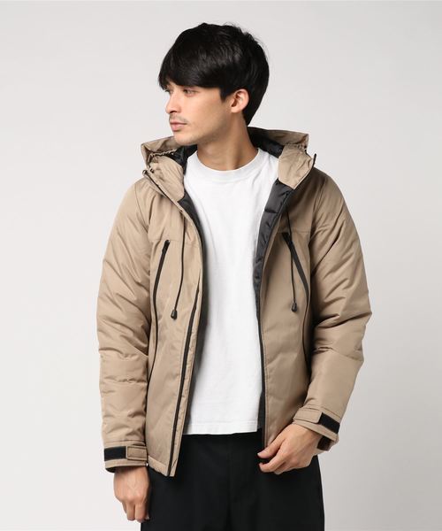 Denime（ドゥニーム）の「止水ジップフードジャケット（ダウンジャケット/コート・メンズ・ライトグレー/ブラック/ベージュ/ネイビー・MEDIUM/LARGE/X-LARGE）」の6枚目の写真