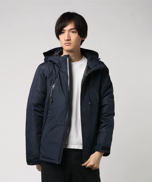 Denime（ドゥニーム）の「止水ジップフードジャケット（ダウンジャケット/コート・メンズ・ライトグレー/ブラック/ベージュ/ネイビー・MEDIUM/LARGE/X-LARGE）」の7枚目の写真