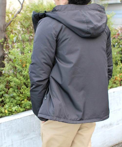 Denime（ドゥニーム）の「止水ジップフードジャケット（ダウンジャケット/コート・メンズ・ライトグレー/ブラック/ベージュ/ネイビー・MEDIUM/LARGE/X-LARGE）」の13枚目の写真