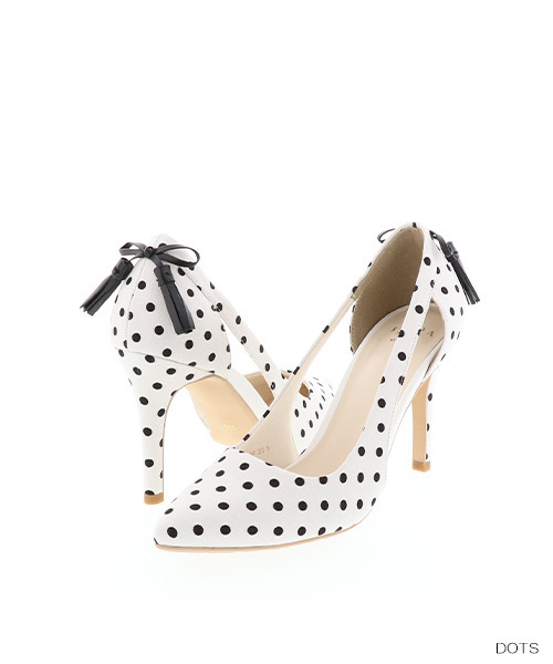RANDA(ランダ)の「バックリボンサイドオープンパンプス(パンプス・レディース・ブラック/ベージュ/ブルー/ドット・23/24/25/22/21/25.5/22.5/24.5/23.5/21.5)」の13枚目の写真