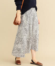 BEAUTY&YOUTH UNITED ARROWS | BY∴ レオパードプリントフレアスカート -手洗い可能-◆(スカート)