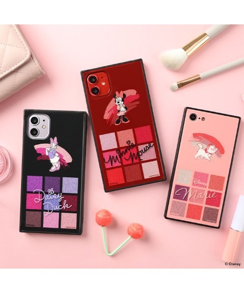 ディズニーコレクションケース iPhone11 ケース ディズニー キャラクター TILE グリッター