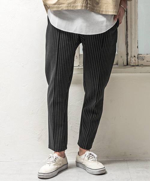 MinoriTY（マイノリティ）の「センタープレススウェット/スラックス（その他パンツ・メンズ・ブラック/ネイビー/ブルー系その他/カーキ/ブラック系その他/その他/チャコール/杢グレー・L/S/XL/M）」の3枚目の写真