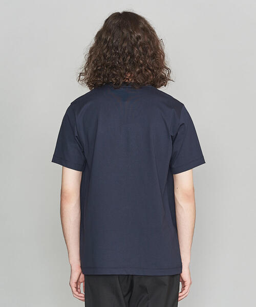 BEAUTY&YOUTH UNITED ARROWS（ビューティーアンドユースユナイテッドアローズ）の「BY ハイゲージ コットン Tシャツ（Tシャツ/カットソー・メンズ・ホワイト/ブラック/ダークグリーン/ネイビー/オリーブ・SMALL/MEDIUM/LARGE/X-LARGE）」の6枚目の写真