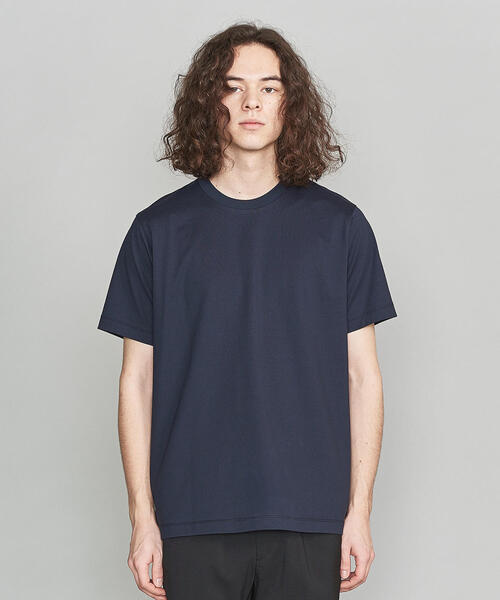 BEAUTY&YOUTH UNITED ARROWS（ビューティーアンドユースユナイテッドアローズ）の「BY ハイゲージ コットン Tシャツ（Tシャツ/カットソー・メンズ・ホワイト/ブラック/ダークグリーン/ネイビー/オリーブ・SMALL/MEDIUM/LARGE/X-LARGE）」の8枚目の写真